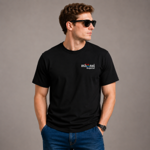 BLACK mSAnsi T-SHIRT